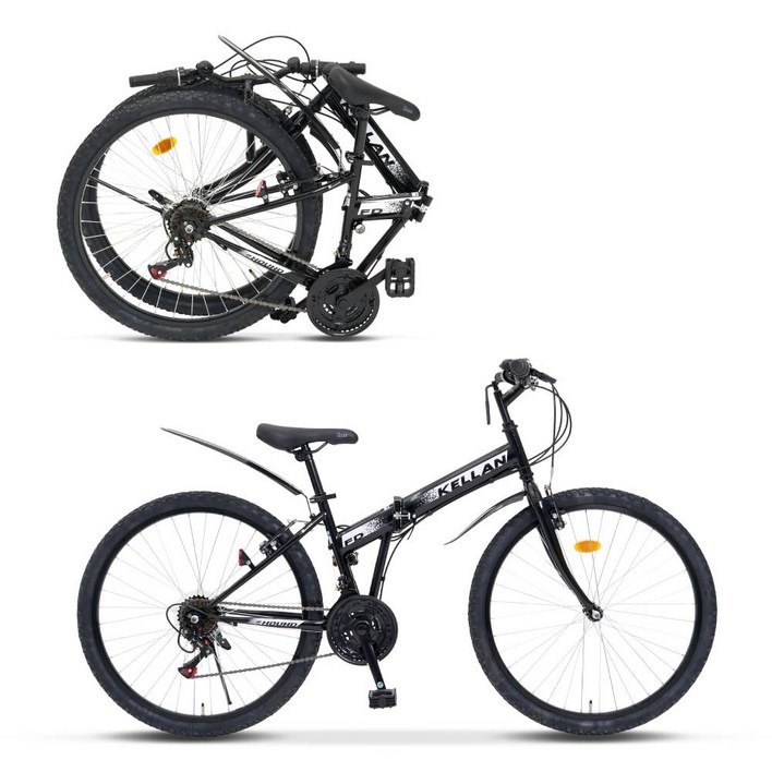 삼천리자전거 MTB 접이식 자전거 26 KELLAN FD, 1개, 170cm, 블랙