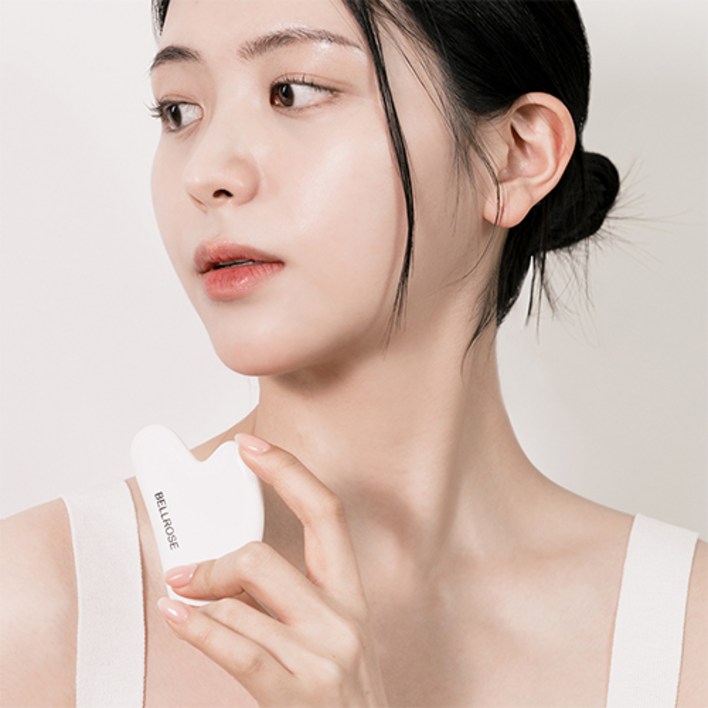 벨로즈 국내생산 세라믹 하트 괄사 마사지