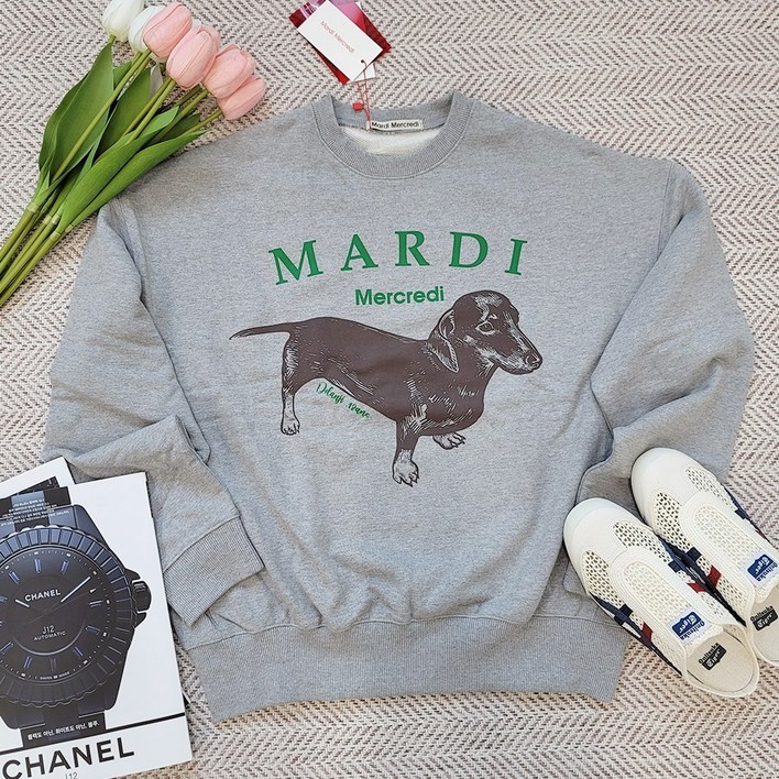 마르디메크르디 맨투맨 딴지 그레이