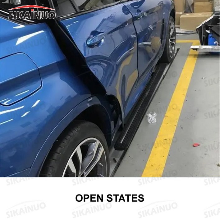 전기 사이드 스텝 알루미늄 러닝 보드, 자동 파워 발판, BMW X6 E71 F16 G06 용