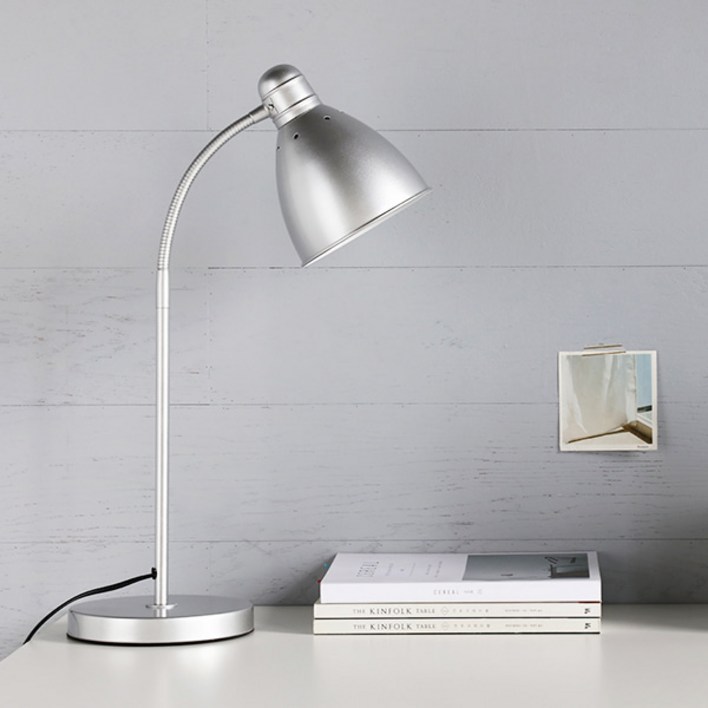 E26색상랜덤전구선물RUSTA 단스탠드 E26 KS1322T, 실버0068.7525