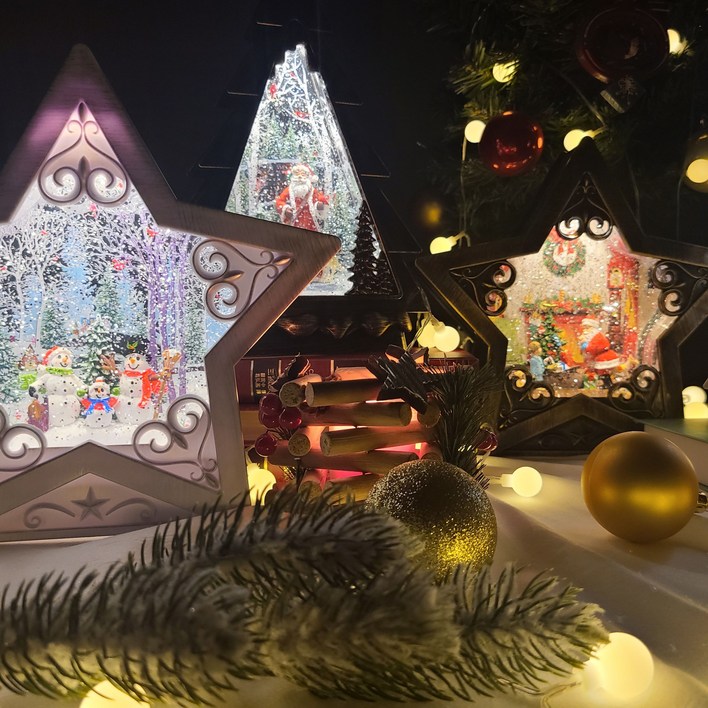 무료배송 크리스마스 워터볼 오르골 멜로디 별 트리 코스트코