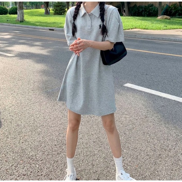 바니자수 피케 카라 미니 원피스 마실룩 퍼프소매 원피스 스포티 미시룩 여름원피스 여성 흰원피스 여름 화이트 원피스 여름미니원피스 여름 하얀 원피스 카라원피스 카라반팔티 빠른배송