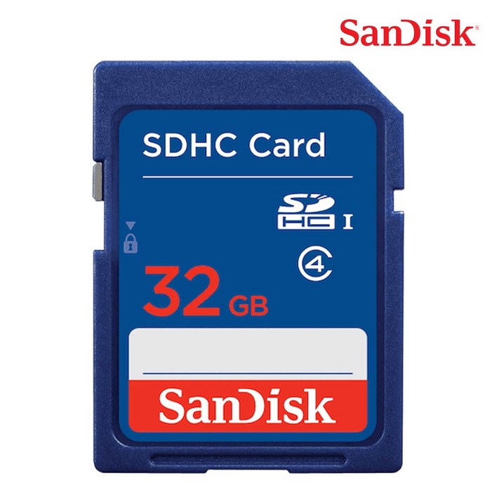샌디스크 스탠다드 SD 메모리카드 클래스4
