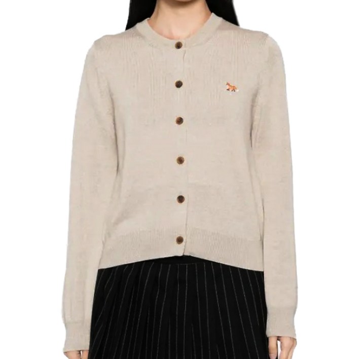 메종키츠네 25FW 여성 베이비폭스 가디건 PW00502KT1181 H218