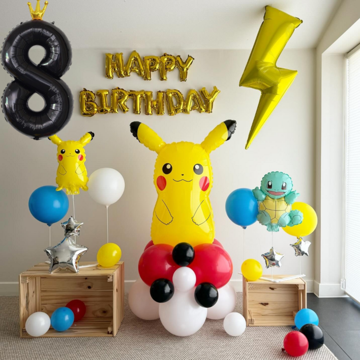 피카츄 생일파티 풍선세트 포켓몬스터 생일풍선