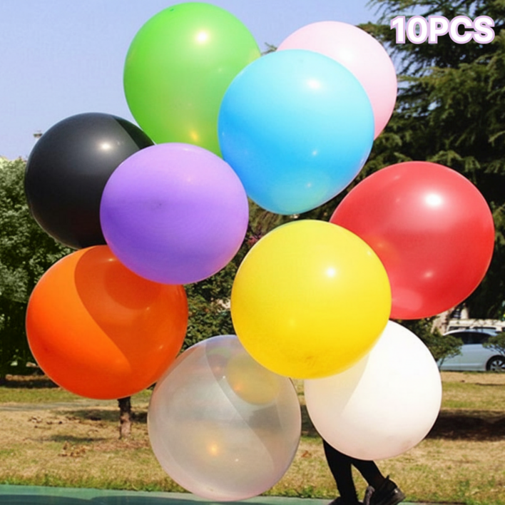 파티 행사 이벤트 장식용 컬러풀 36인치 대형 풍선 10P 세트
