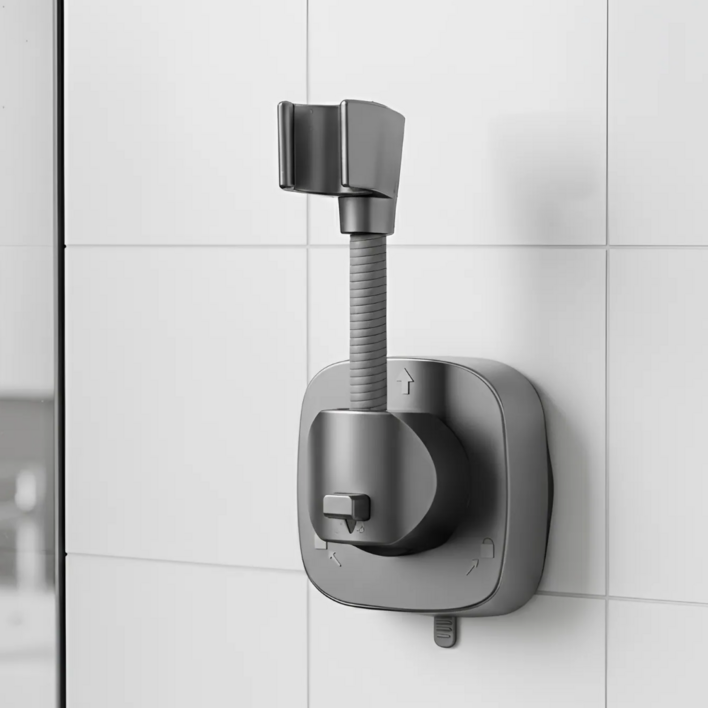 러슈브 자바라 후크형 강력 흡착 샤워기 거치대