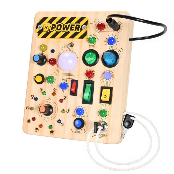 LED 몬테소리 바지 보드 지육 완구 1세 2세 3세 장난감 생일 선물 소년 소녀