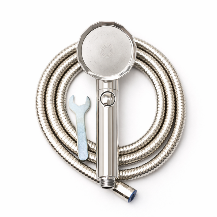 바스럽 온오프 샤워기세트 샤워기헤드+1.5M 샤워호스+스패너