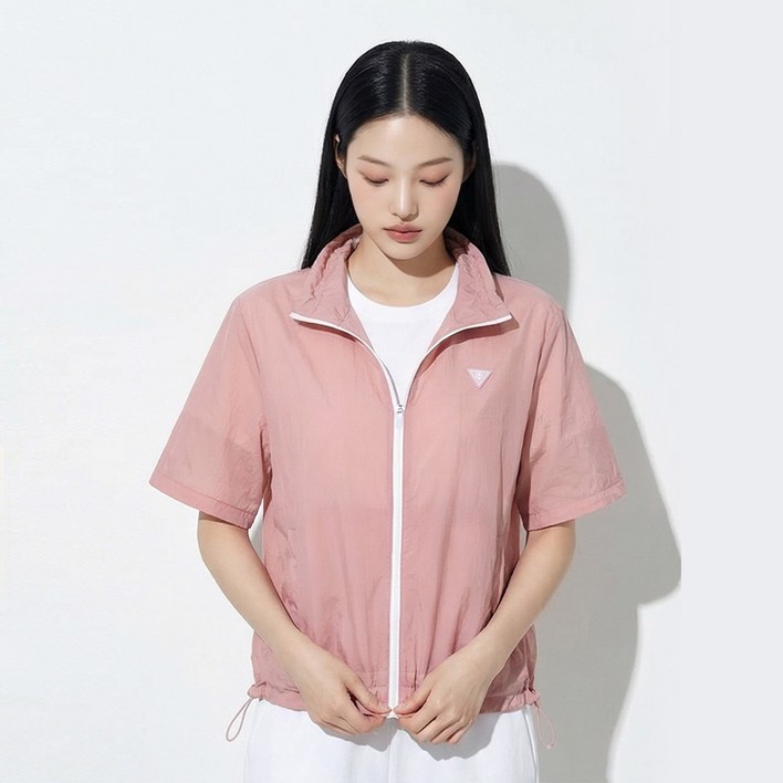 투엘라 여성 집업 반팔 바람막이 점퍼간절기 러닝 윈디블룸