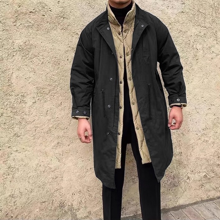 킹앤조이 아폴론 페이크 레이어드 패딩 맥코트