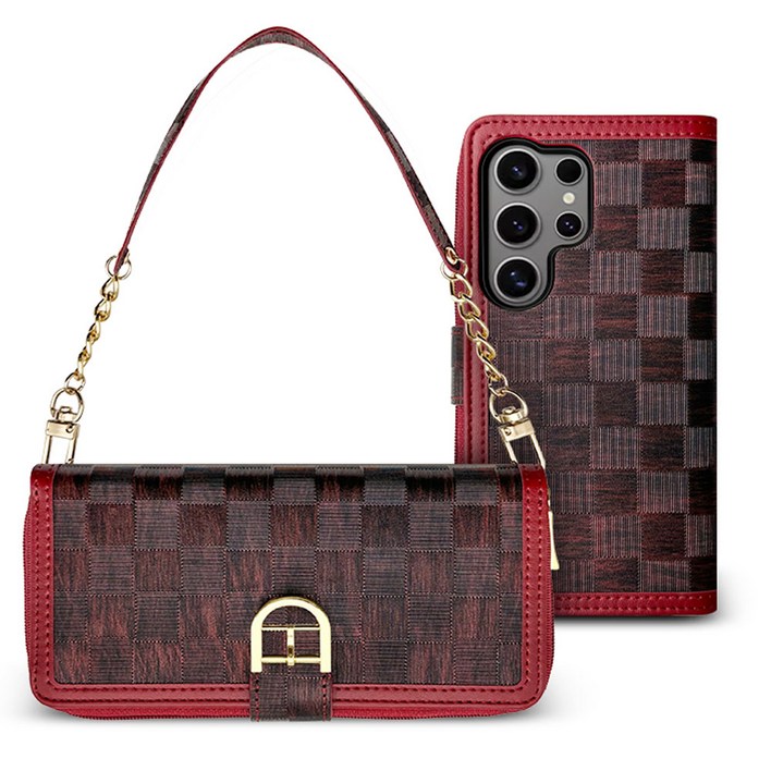 모바트 갤럭시 버디3 A156 프리즘 지퍼 지갑형 다이어리 휴대폰 케이스 스트랩 포함