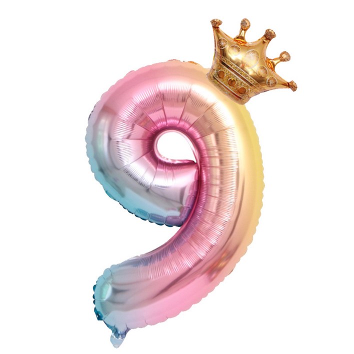 웜네스트 대형 숫자 풍선