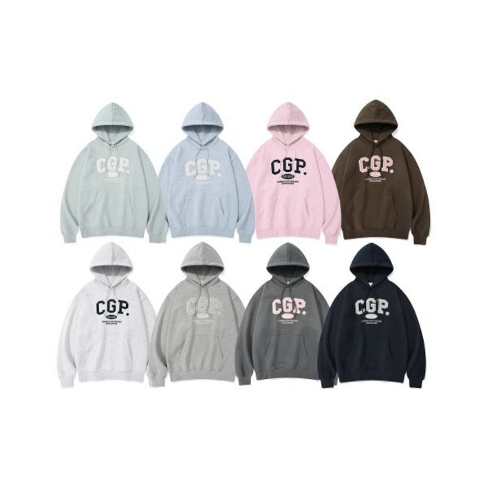 코드그라피 CGP 아치 로고 후드티그레이 177394