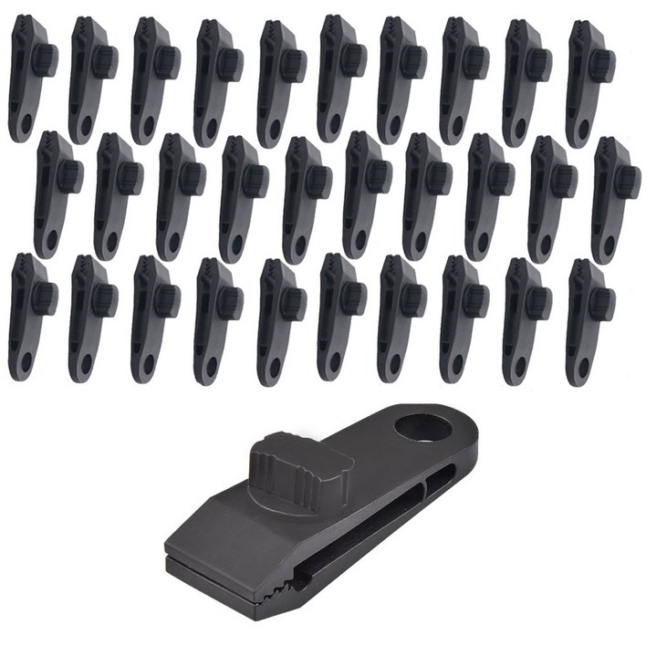 타프클립 텐트집게 이지클립 스토퍼 텐트고정클립 캠핑클립, 사각