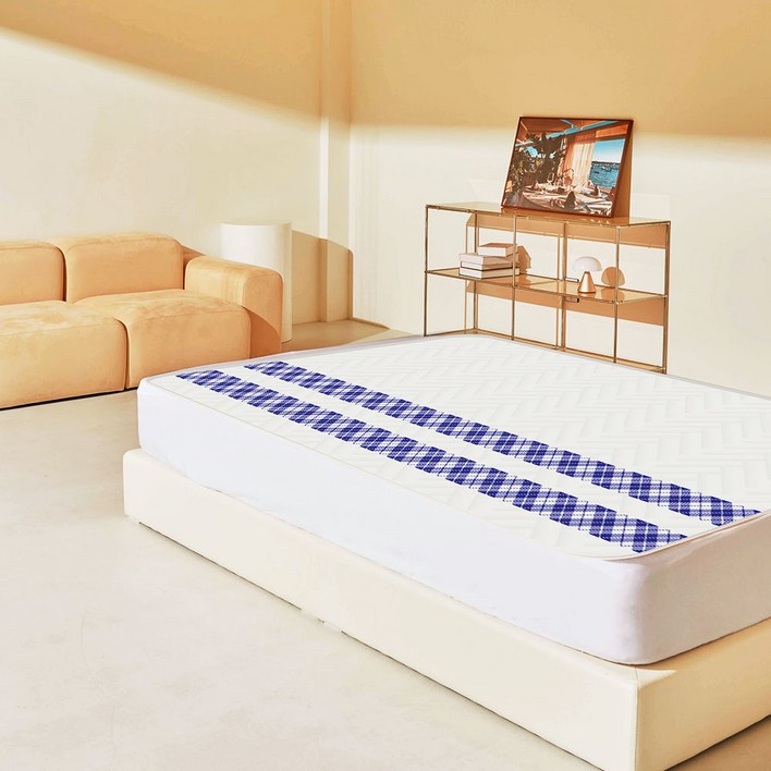 보국전기요 1인용전기장판 캠핑 침대용전기매트 워셔블전기요 싱글, 눈오는거리 더블