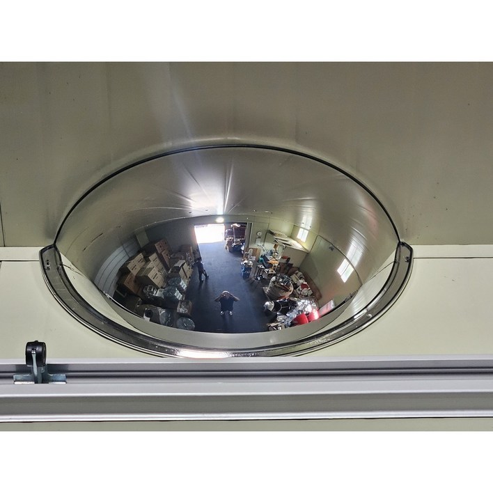 그린기획 국내산 실내 돔반사경 볼록거울, 1개, 은색