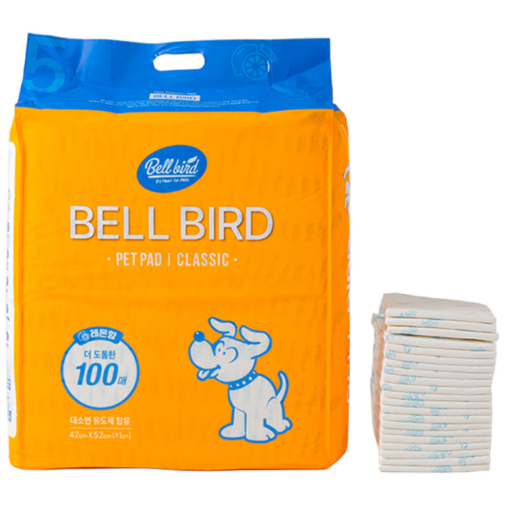 벨버드 강아지 펫패드 클래식 레몬향