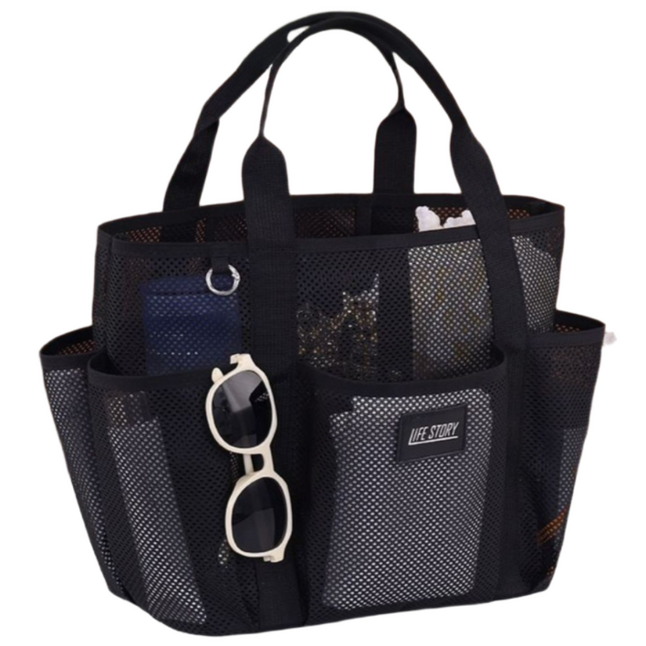 리프하나 멀티포켓 메쉬 수영가방 대형