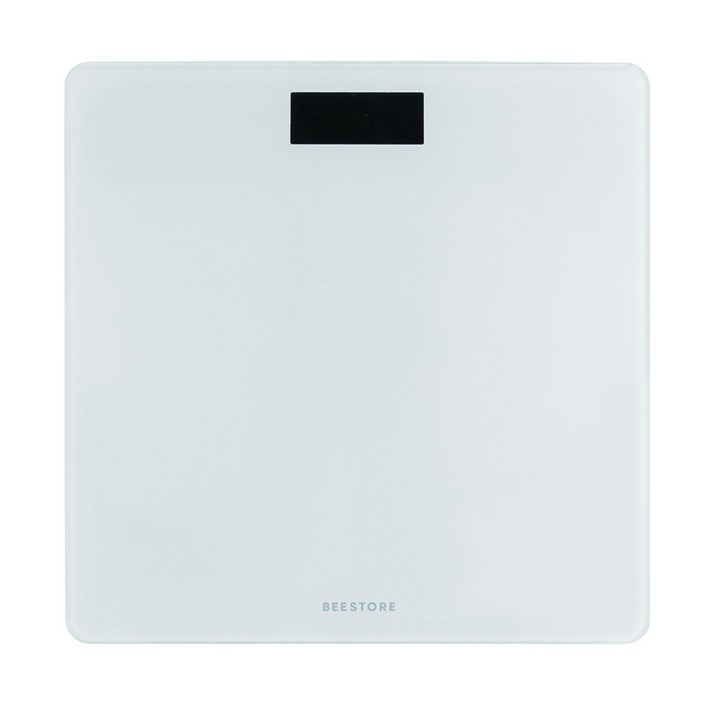 비스토어 스마트체중계 몸무게측정기 가정용 LED 전자저울, 단일상품, 화이트, 1개