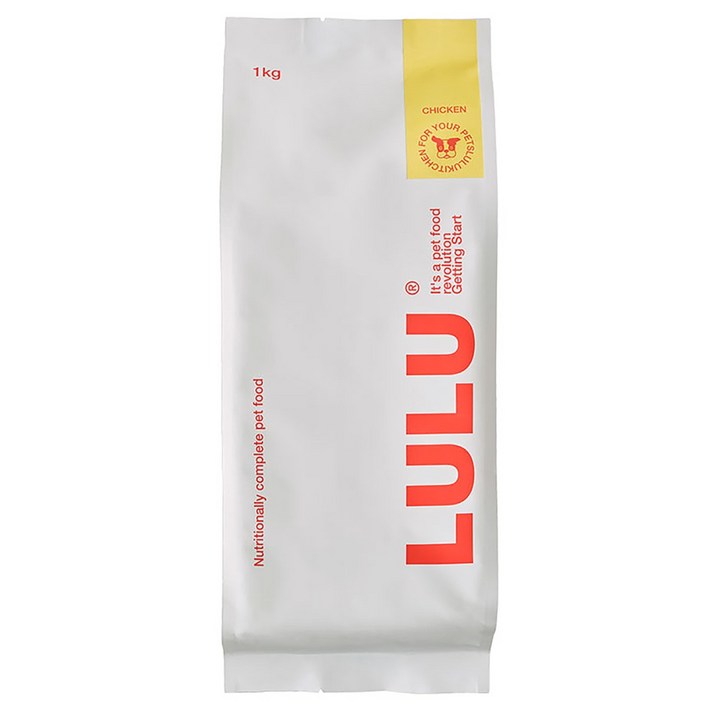 로켓프레시 룰루키친 룰루 치킨 강아지 화식사료 냉동, 닭고기, 1kg, 1개