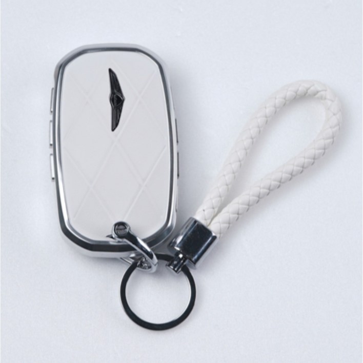 옳다스토어 제네시스 신형 가죽 메탈 키케이스