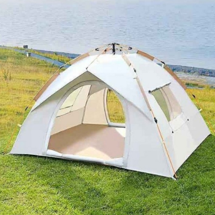 SODAM 아웃도어 원터치 텐트 34인용 초간편 설치 캠핑텐트, 34 인용