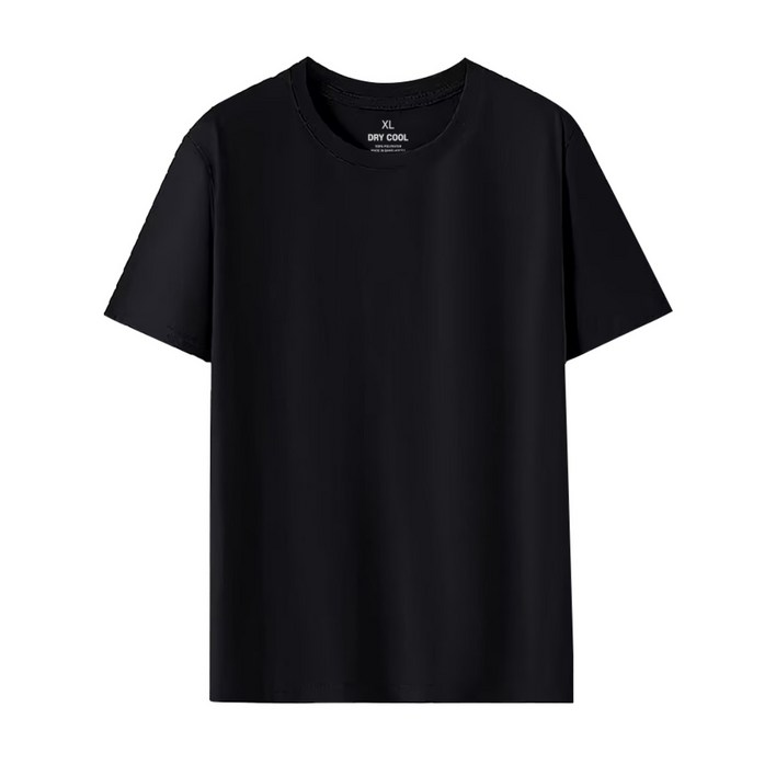 어니우니 남녀공용 기능성 쿨론 라운드 무지 반팔 티셔츠 3장 세트