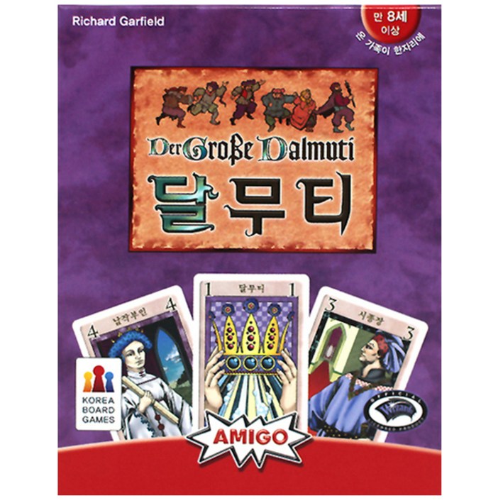 코리아보드게임즈 달무티 보드게임, 혼합색상, 1개 코리아보드게임즈 달무티 보드게임, 혼합색상, 1개