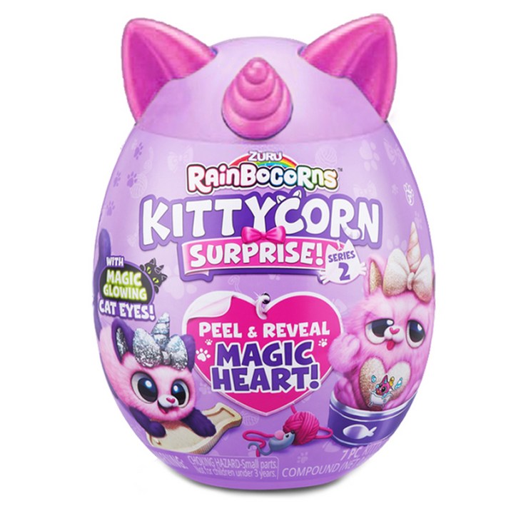 레인보우콘 미니 키티콘 시즌2 인형, 20cm, 랜덤 발송, 1개