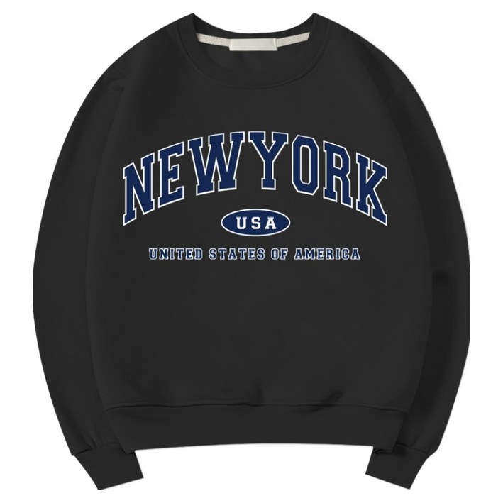 일루소 뉴욕USA 소프트 특양면 맨투맨