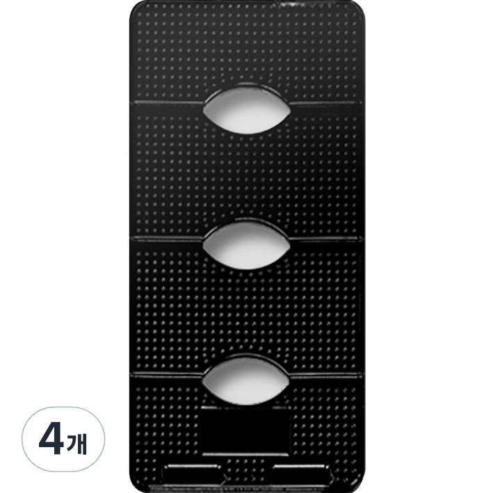 벤딕트 차량용 논슬립 안티슬립 패드, 4개, 블랙