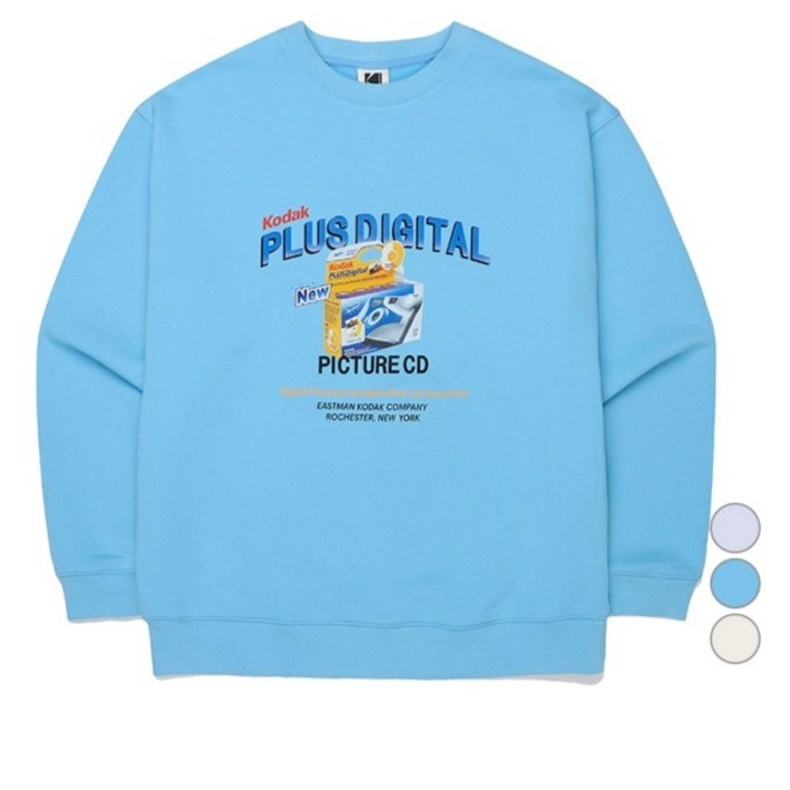 코닥어패럴 남녀공용 스테레오 맨투맨