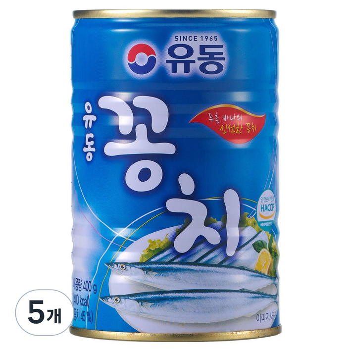 유동 꽁치 통조림
