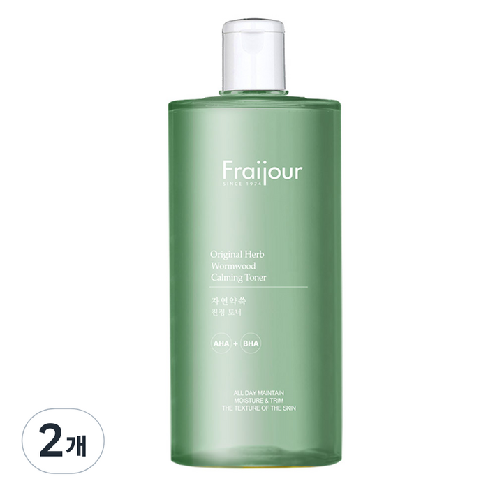 프레쥬 오리지날 허브 자연약쑥 진정 토너, 500ml, 2개 프레쥬 오리지날 허브 자연약쑥 진정 토너, 500ml, 2개