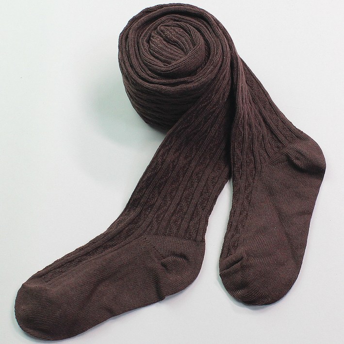 설레발 아동용 모드베베 데일리 심플 꽈배기 유발 타이즈