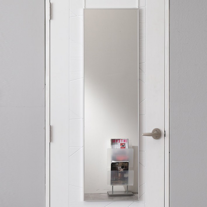 문에거는거울 데코퍼니쳐 알루미늄 비산방지 문걸이 거울 300 x 1200 mm