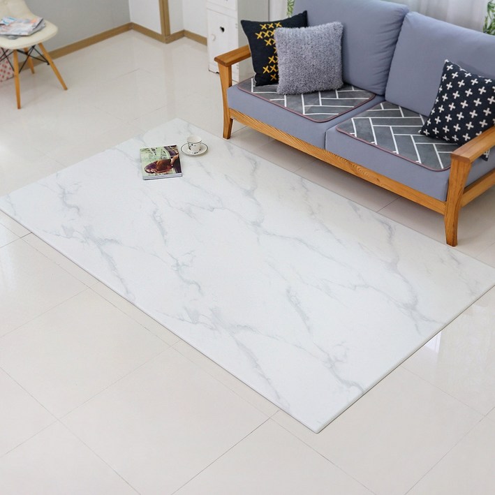 제로벨 PVC 양면 놀이방매트 소형 140x100cm 12T 유아 어린이 층간소음 매트, 양면 스노우마블