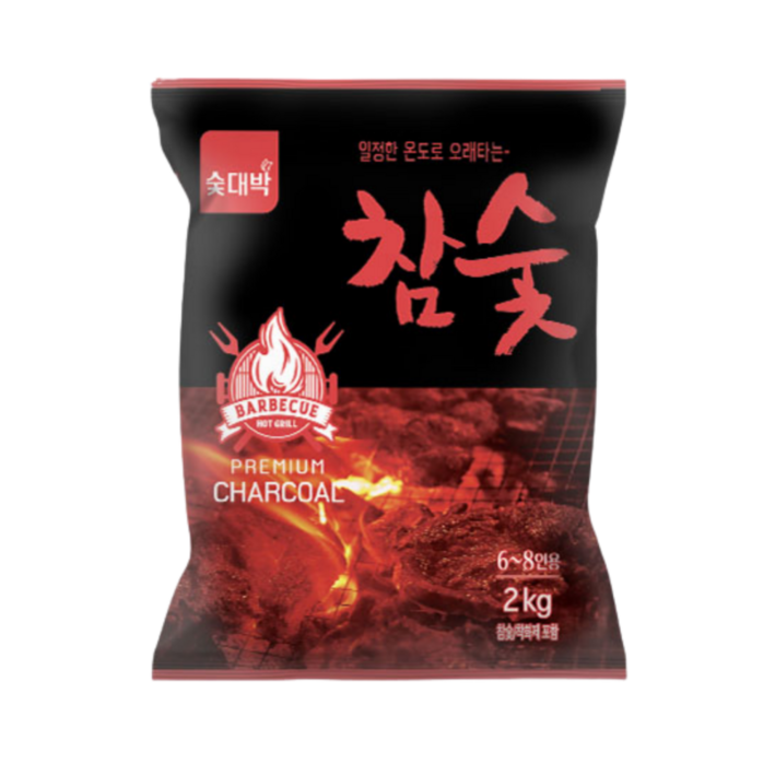 숯대박 바베큐참숯 착화제포함, 1개