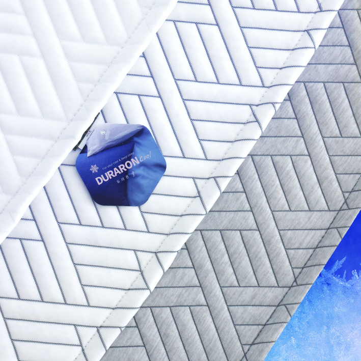 더이든 듀라론 여름 냉감패드, 화이트