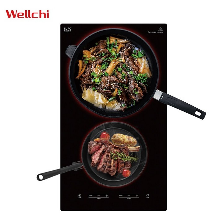 웰치 WEI200 2구 매립형 인덕션 전기레인지신제품