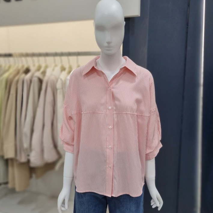 나이스클랍 퍼프 소매 블라우스 A262PWB309_DG_DG