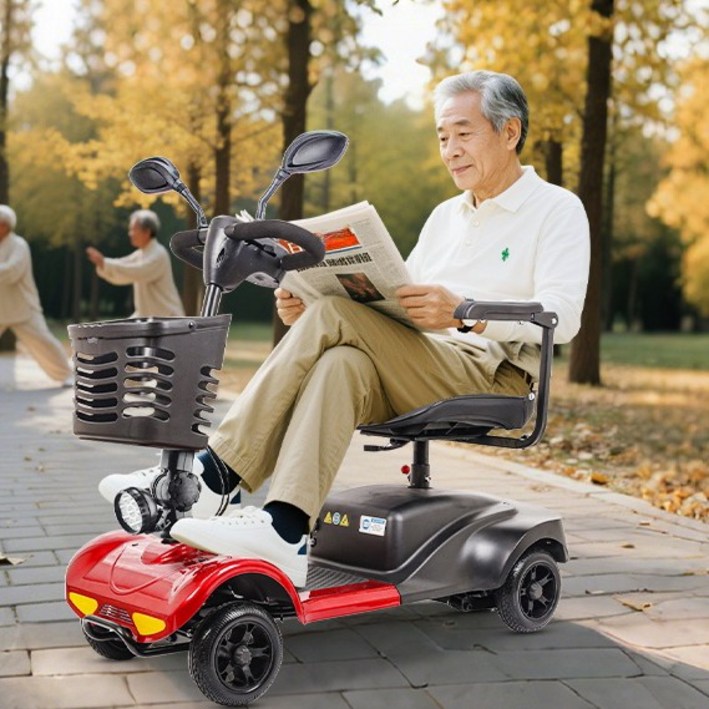 무브온 전기 스쿠터 어르신 전동차 노인 전기카트 골프장 카트 소형 4륜 전동스쿠터