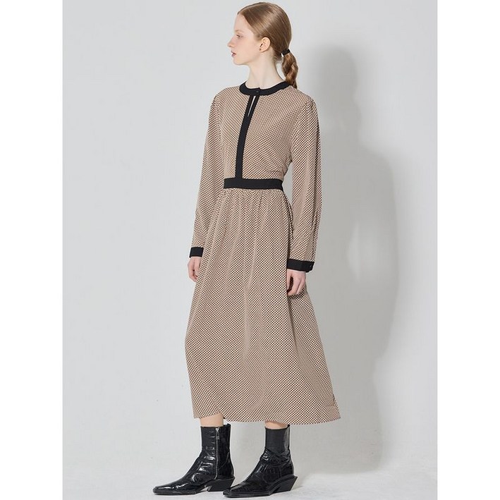 오조크 차이나카라 나염 원피스 택가격 124000원