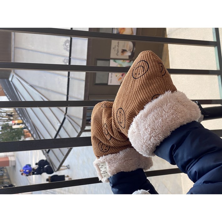 콤마스포츠 어린이 유아 아동 킥보드 자전거 장갑 핸드워머 핸들바 방한 커버 토시 핸드머프