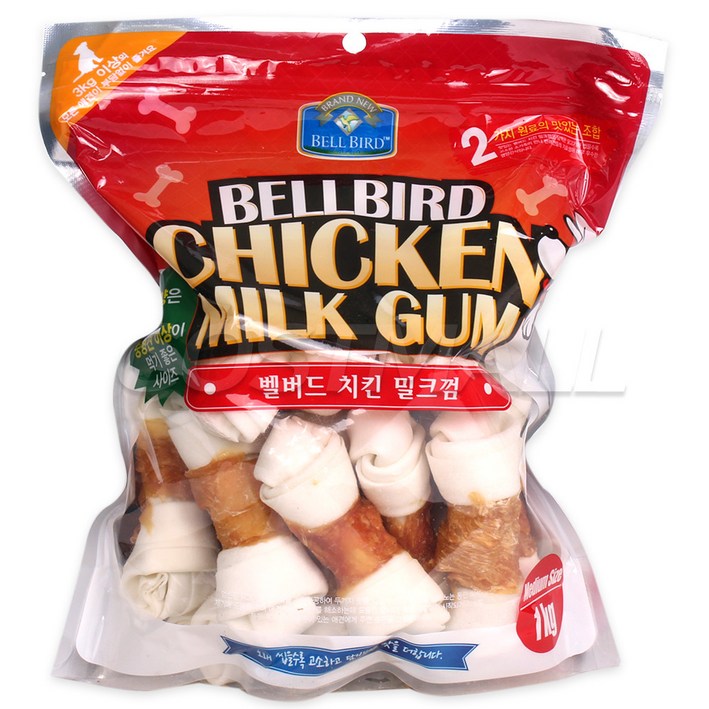 벨버드 치킨 밀크 껌 큰사이즈