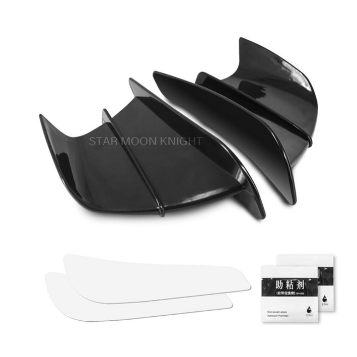 gsxr125 바이크 오토바이 윙렛 공기역학적 윙 키트 스포일러 스즈키 하야부사 GSX-R1000 S1000 GSX-R750 GSX-R600 GSX250R GSXR125 카타나