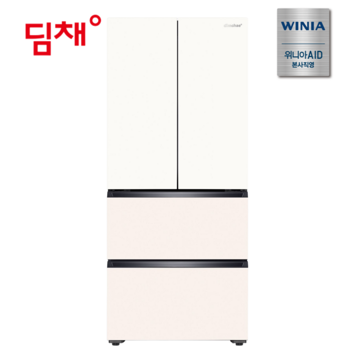 위니아 딤채 김치냉장고 고효율 1등급 가전환급 스탠드 467L CDQ48JVLTSC