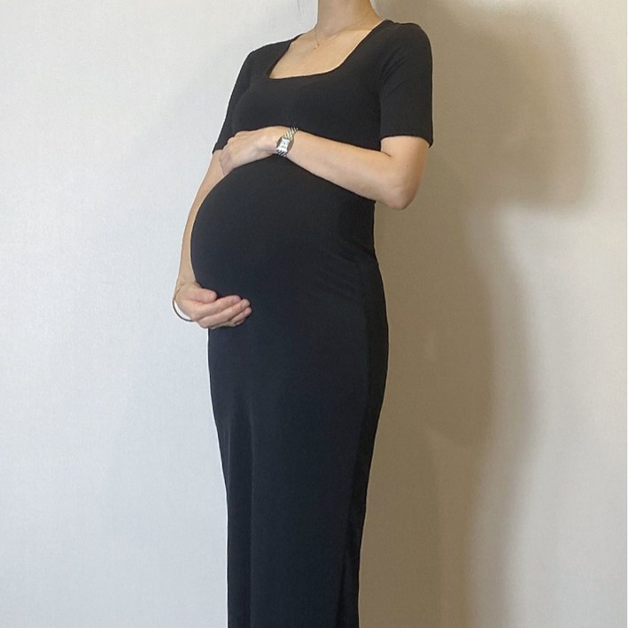 바로배송 임부 스퀘어넥 블랙 슬림 롱 원피스 임산부 주수사진 만삭 촬영 원피스 바로배송 임부 스퀘어넥 블랙 슬림 롱 원피스 임산부 주수사진 만삭 촬영 원피스
